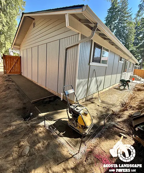 Backyard Paver & Lighting Project